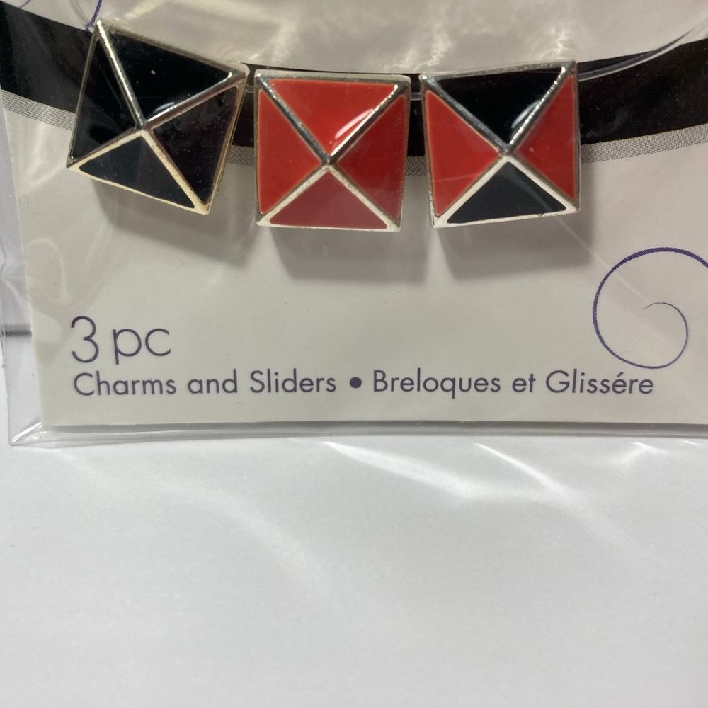 2 Darice Bands and Bling Jewelry Charm Sliders